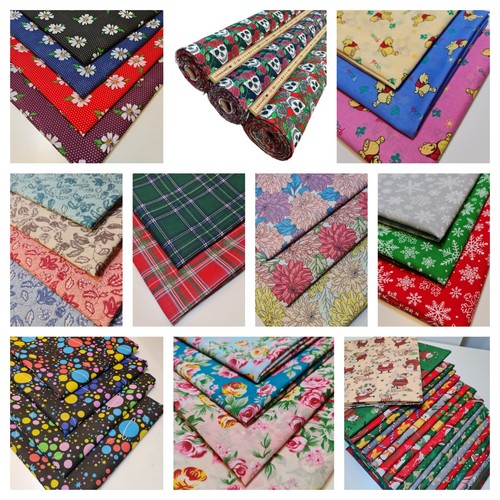Polycotton material festive - polycotton,