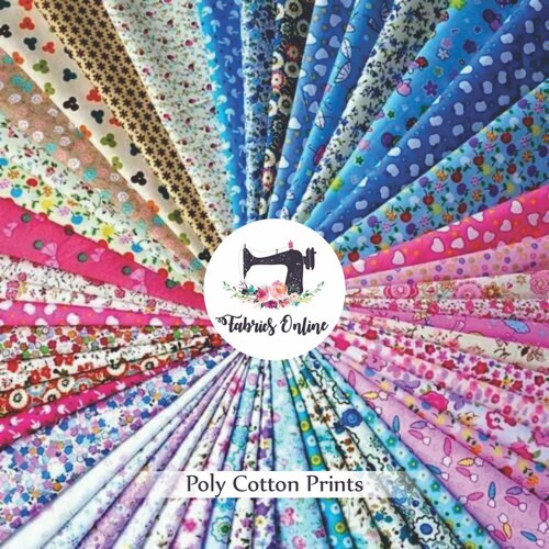 100 printed polycotton - 100+,
