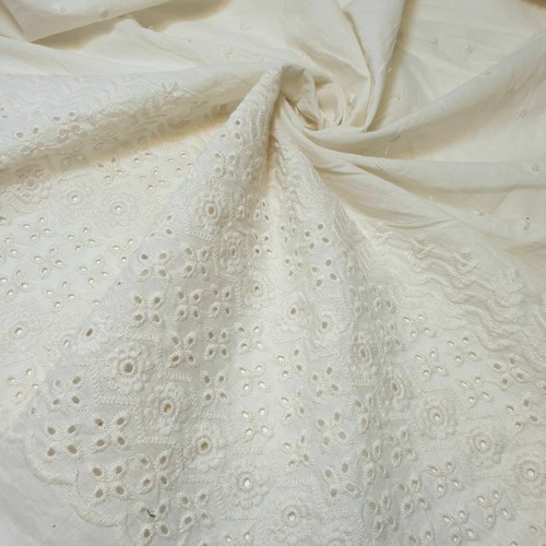 100 cotton broderie - cotton, anglaise