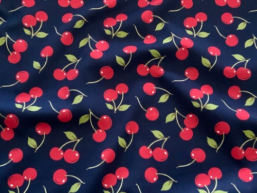 Cherry cherries fruit fabric - cherry,