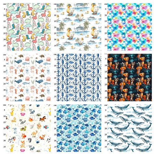 Animals cotton fabric jungle - animals,