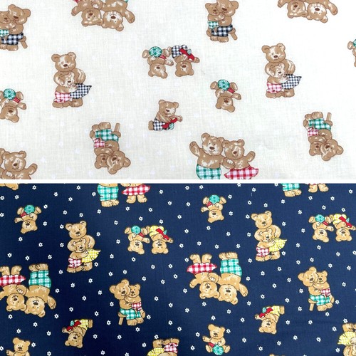 Polycotton fabric teddy - teddy, bear