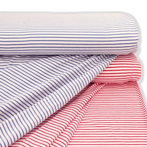 Medium stripes cotton jersey - stripes,