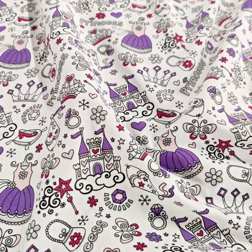 Princess castle polycotton - castle,