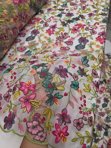 Fabric the yard multicolor - by,