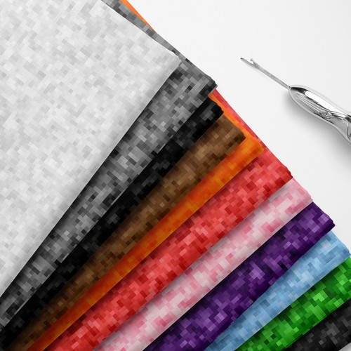 100 cotton pixel dot - cotton,