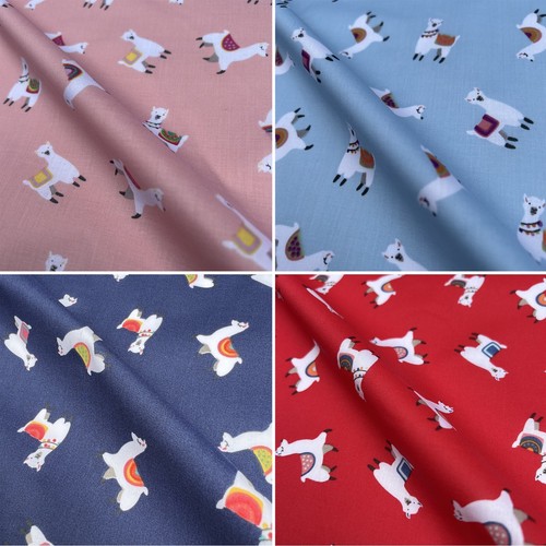 Llamas design polycotton - llamas,
