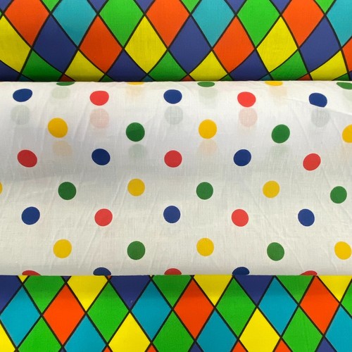 Polycotton fabric harlequin - polycotton,