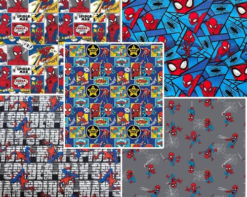 Spiderman cotton fabric - spiderman,