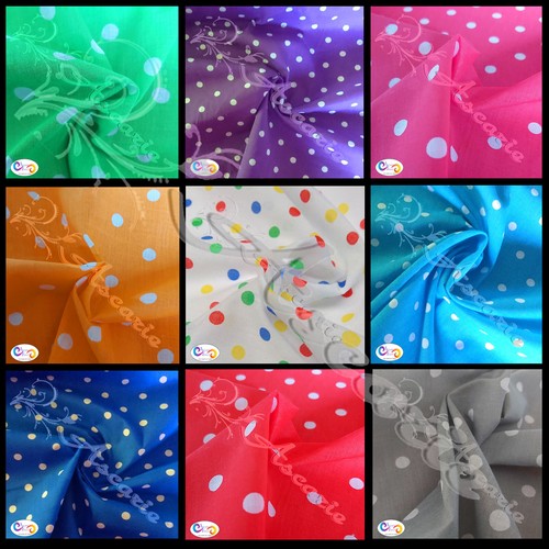 Pea spot polka dot polycotton - spot,