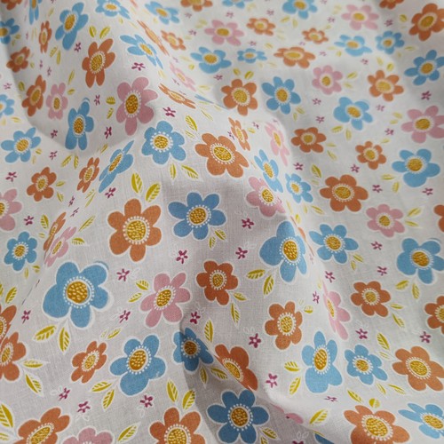 Summer flower polycotton - summer,