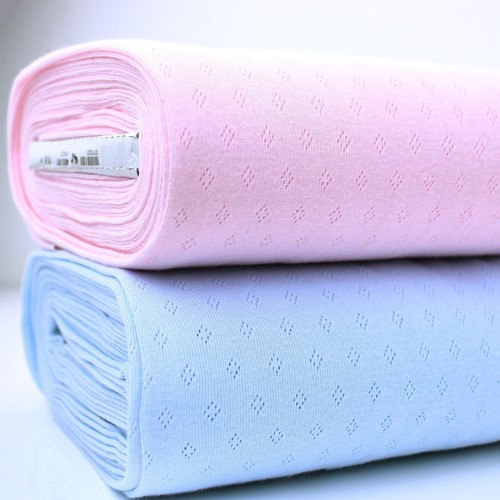 Pointelle diamond cotton - pointelle,