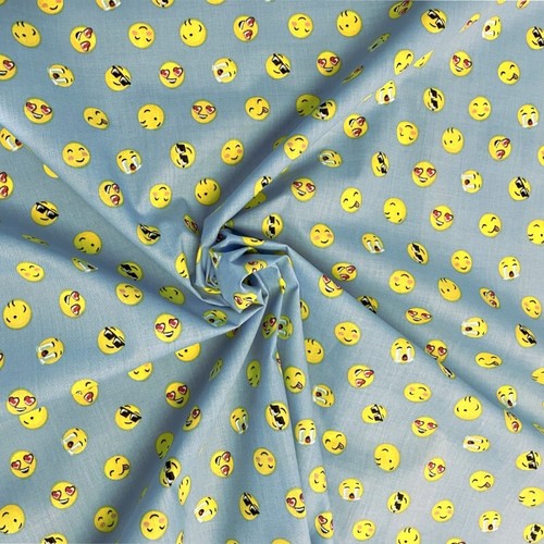 Smiley emoji printed grey - printed,
